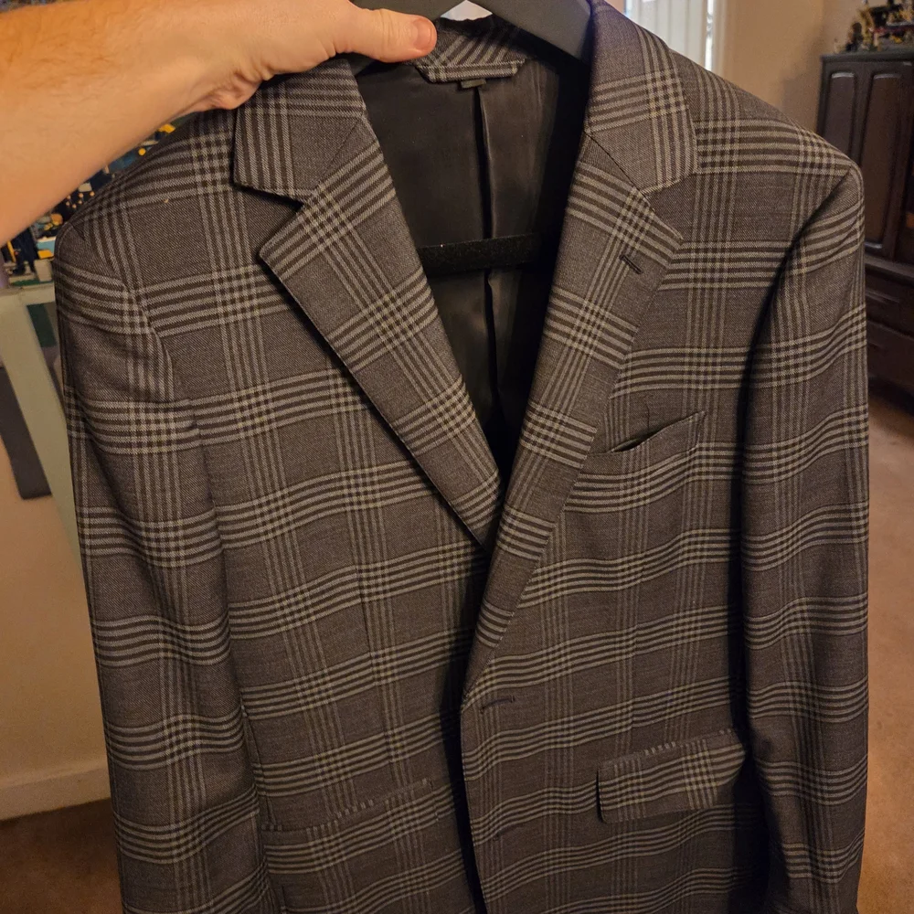 Bonobos Italian Performance Windowpane blazer - Picture 4 of 7